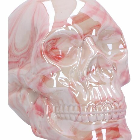 Nemesis Now - Marbellum Pink Marble Skull (Large) 13.5cm