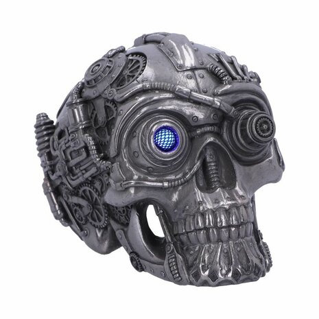 Nemesis Now - Cybertron Silver Skull 16.5cm