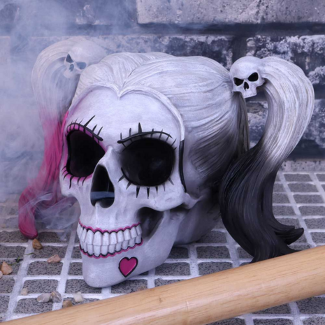 Nemesis Now - Little Monster Pigtailed Troublemaker Skull 20.6cm