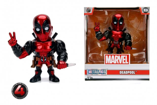 Metal Die Cast - Deadpool M184 Marvel 4 INCH 