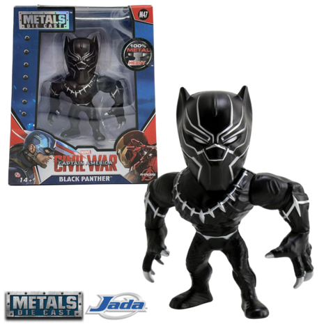 Metal Die Cast - Black panther M47 Marvel 4 INCH 