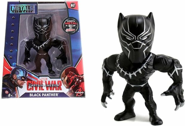 Metal Die Cast - Black panther M47 Marvel 4 INCH 