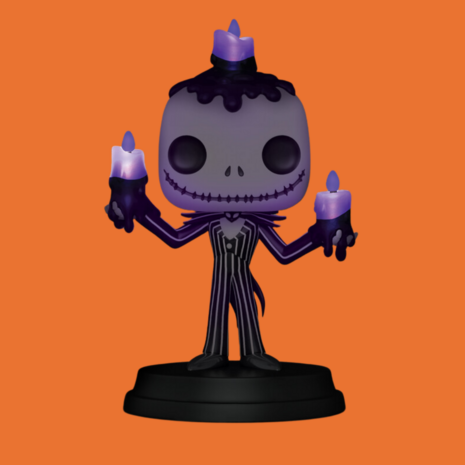 Funko POP! SUPER LIGHTS AND SOUNDS JACK SKELLINGTON 1501 HOLDING CANDLES 