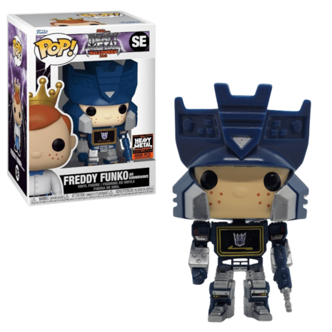 Funko POP! Freddy Funko as Soundwave SE Heavy Metal Halloween 2023 Vaulted 