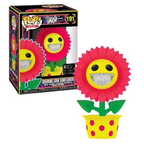 Funko POP! Growing Grin Sunflower Blacklight 191 Ron English Asia Exclusive