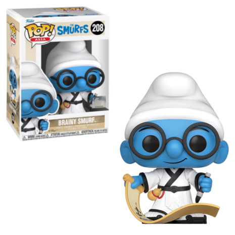 Funko POP! Brainy Smurf 208 The Smurfs Asia Exclusive