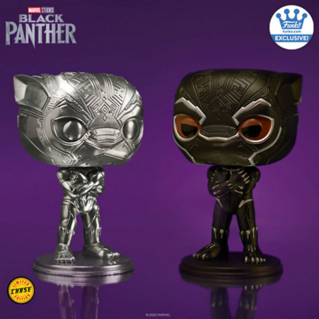 Funko POP! Marvel Die-Cast Black Panther (chance on chase)