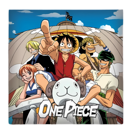 One Piece Velboa Cushion 35 CM