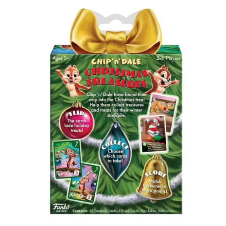 Funko Disney Chip n Dale Christmas Treasures Card Game