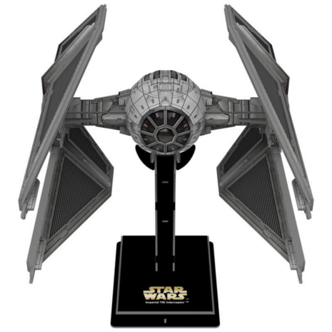 4D Model Kit Star Wars Imperial Tie Interceptor 129pcs