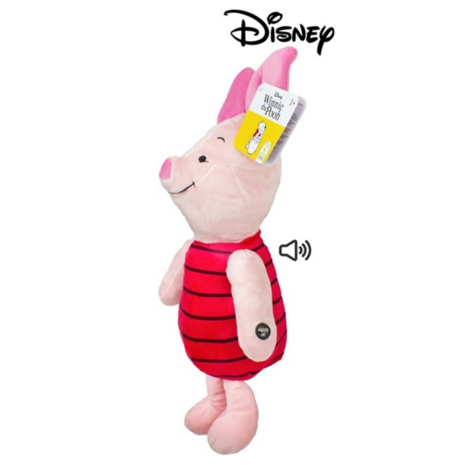 DISNEY WINNIE THE POOH PLUSH PIGELT WITH SOUND 30CM