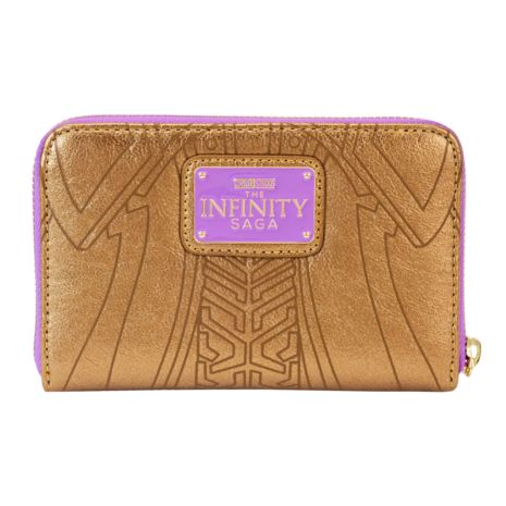 LOUNGEFLY Marvel - Shine Thanos Gauntlet Zip Around Wallet