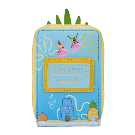 LOUNGEFLY Spongebob Squarepants Pineapple House Zip Around Wallet