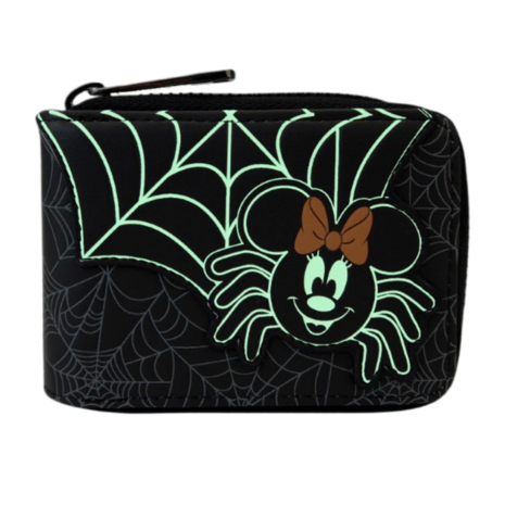 LOUNGEFLY DISNEY - Minnie Mouse "Spider" Zip Around Wallet