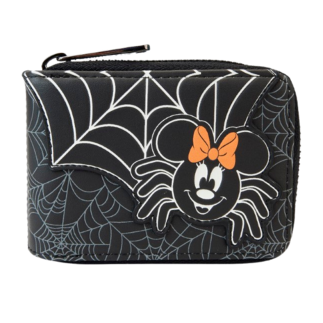 LOUNGEFLY DISNEY - Minnie Mouse "Spider" Zip Around Wallet