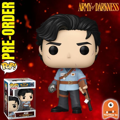 Funko POP! Ash with Boomstick 1880  Army Of Darkness Pre-Order