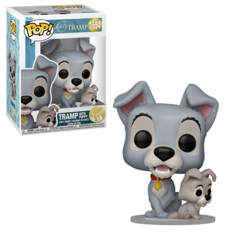 Funko Pop! Tramp with Puppy 1554 Disney Pre-Order