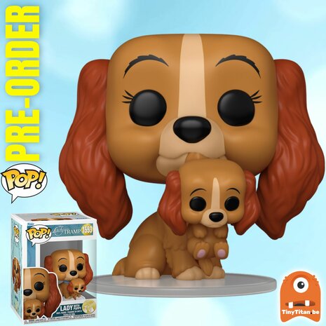 Funko Pop! Lady with Puppy 1553 Disney Pre-Order