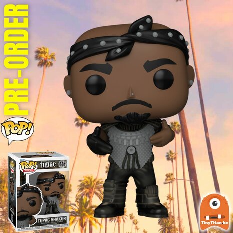 Funko POP! ROCKS Tupac Shakur (California Love) 446 Pre-Order