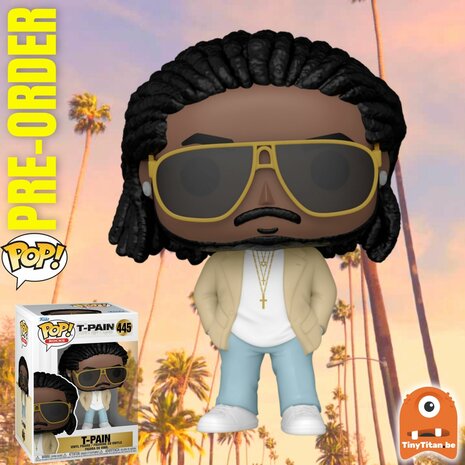 Funko POP! ROCKS T-Pain (Rappa Ternt Sanga) 445 Pre-Order