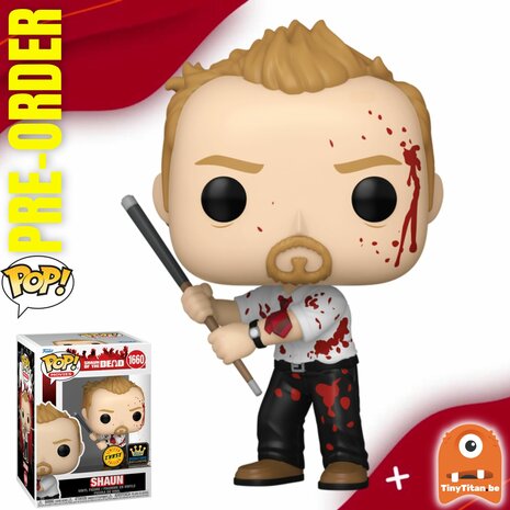 Funko POP! Super Chase Discount Bundle of 2 Shaun of the Dead 1660 Exclusive Pre-Order