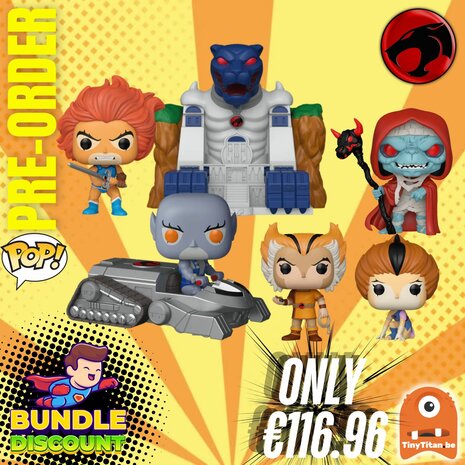 Funko POP! Super Discount BUndle of 4 Thundercats Pre-Order