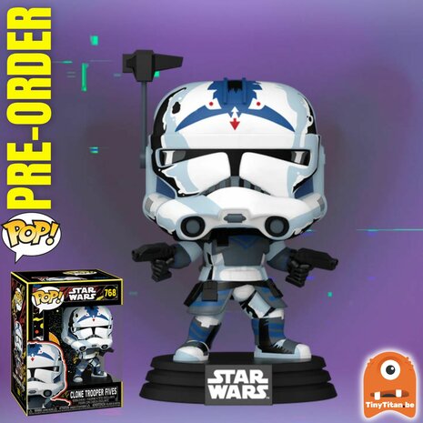 Funko POP! Clone Trooper Fives Retro 768 Book of Boba Fett Star Wars Pre-Order