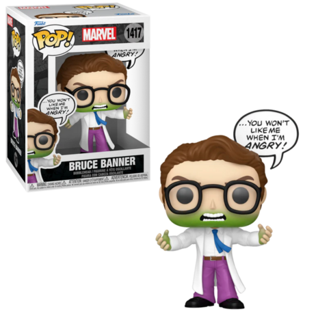 Funko POP! Bruce Banner No Angry 1417 Marvel Comics Pre-Order