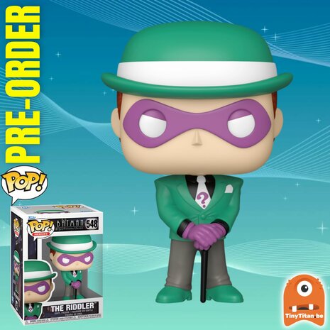 Funko POP! The Riddler 548 batman Animated Series DC Pre-Order