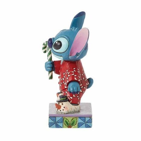 Disney Traditions Christmas PJs Stitch Figurine