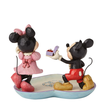 Disney Traditions A Magical Moment (Mickey Proposing to Minnie Mouse Figurine)