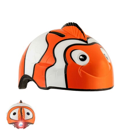 Crazy Safety - Fish Bicycle Helmet - Orange