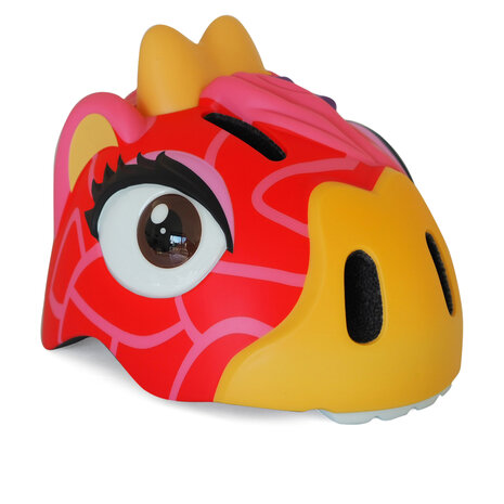 Crazy Safety -  Giraffe Bicycle Helmet - Red