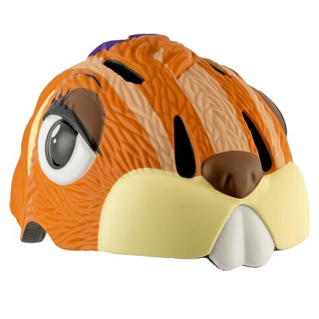 Crazy Safety - Chipmunk Bicycle Helmet - Brown