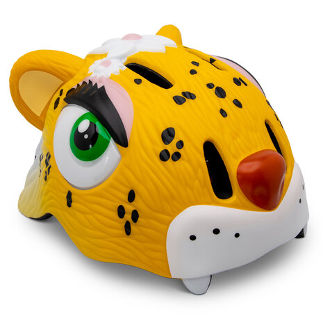 Crazy Safety - Leopard Bicycle Helmet - Yellow