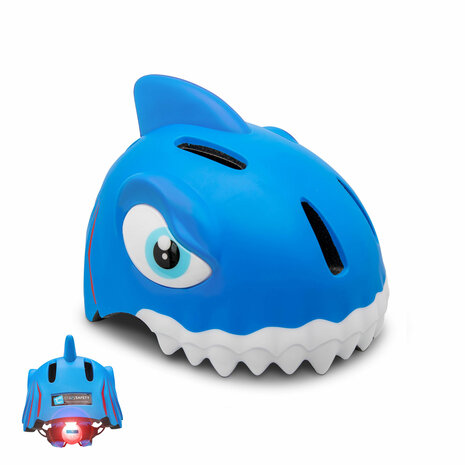 Crazy Safety - Shark Bicycle Helmet - Blue