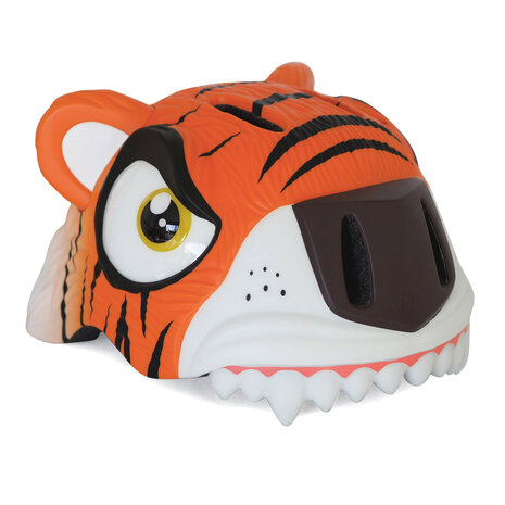 Crazy Safety -  Tiger Bicycle Helmet - Orange