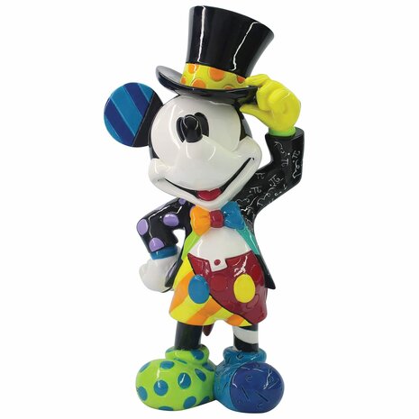 Disney BRITTO Mickey Mouse with Top Hat Figurine