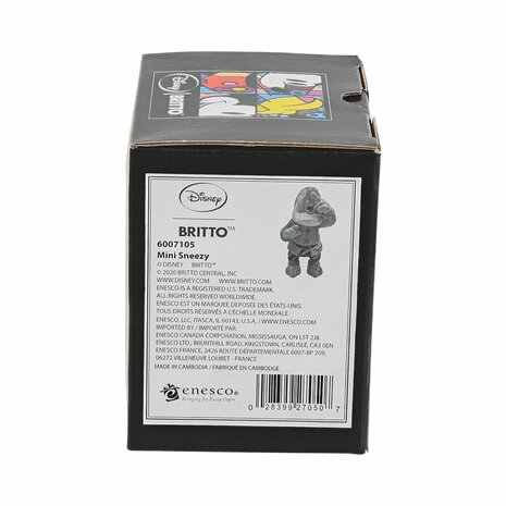 Disney BRITTO Sneezy Mini Figurine