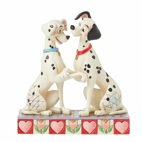 Disney Traditions 101 Ways to Love You (Pongo & Perdita Figurine)