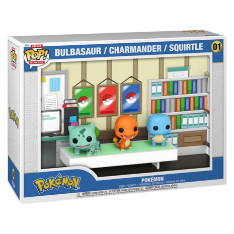 Funko POP! MOMENTS Deluxe Pokemon Starters 1996 01 Pokemon Pre-Order