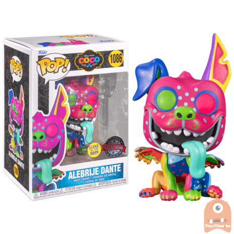 Funko POP! Disney Alebrije Dante GITD 1086 Disney Coco Exclusive R