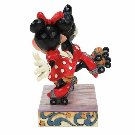 Disney Traditions Mickey and Minnie Mouse Rollar Skating Figurine