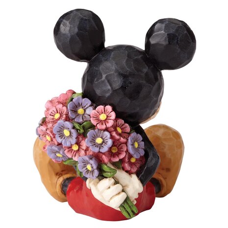 Disney Traditions Mickey Mouse with Flowers Mini Figurine