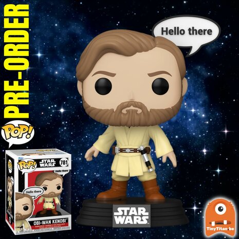 Funko POP! Obi-Wan kenobi Hello There 781 Star Wars Pre-Order