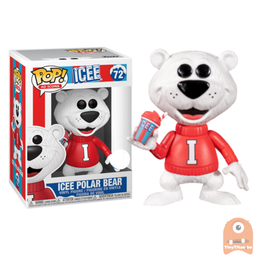 Pop Ad Icons Icee Polar Bear 72 Cyber Monday Exclusive Funko Pop Tiny Titan 9608