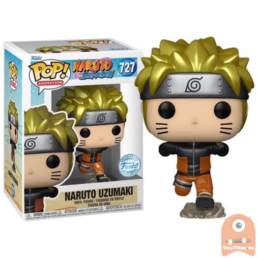 Funko Pop! Animation Naruto Uzumaki Running Metallic 727 Naruto 